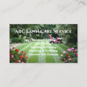 Lawnpro Premium Service Business Card