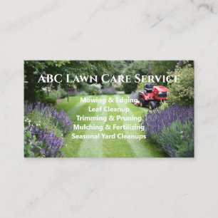 Lawnpro Premium Service Business Card