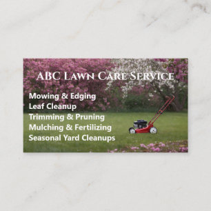 Lawnpro Premium Service Business Card
