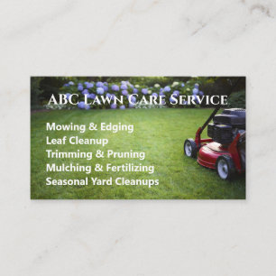 Lawnpro Premium Service Business Card