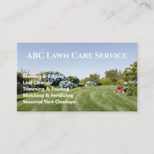 Lawnpro Premium Service Business Card