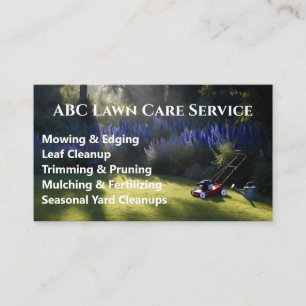 Lawnpro Premium Service Business Card