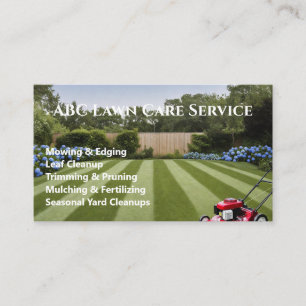 Lawnpro Premium Service Business Card