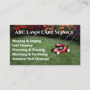 Lawnpro Premium Service Business Card