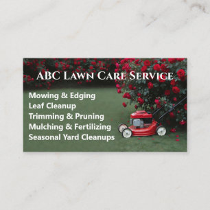 Lawnpro Premium Service Business Card