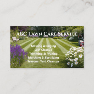 Lawnpro Premium Service Business Card