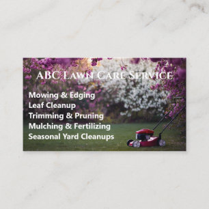 Lawnpro Premium Service Business Card