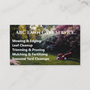 Lawnpro Premium Service Business Card