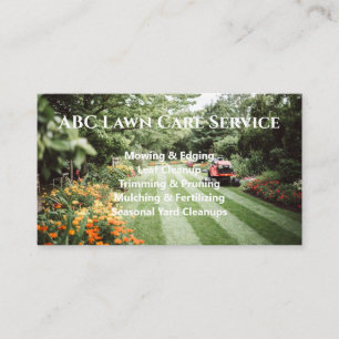 Lawnpro Premium Service Business Card
