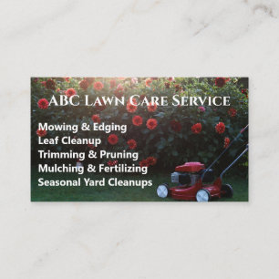 Lawnpro Premium Service Business Card