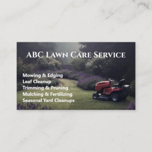 Lawnpro Premium Service Business Card