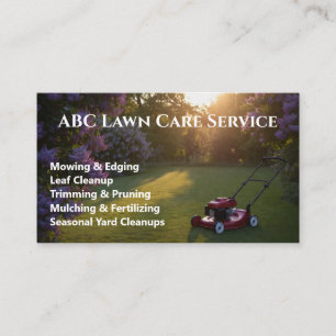 Lawnpro Premium Service Business Card