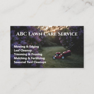 Lawnpro Premium Service Business Card