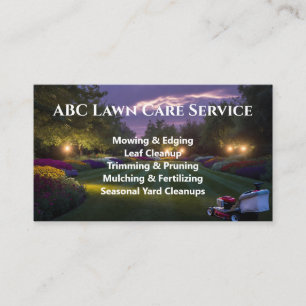 Lawnpro Premium Service Business Card