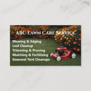 Lawnpro Premium Service Business Card