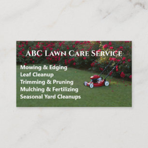 Lawnpro Premium Service Business Card