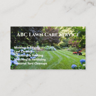 Lawnpro Premium Service Business Card