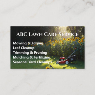 Lawnpro Premium Service Business Card