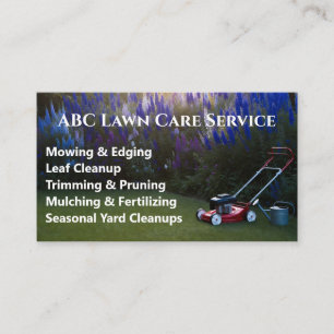 Lawnpro Premium Service Business Card
