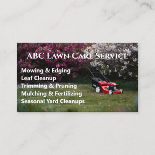 Lawnpro Premium Service Business Card