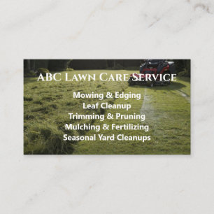 Lawnpro Premium Service Business Card