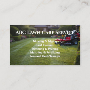Lawnpro Premium Service Business Card