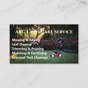 Lawnpro Premium Service Business Card