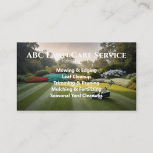 Lawnpro Premium Service Business Card