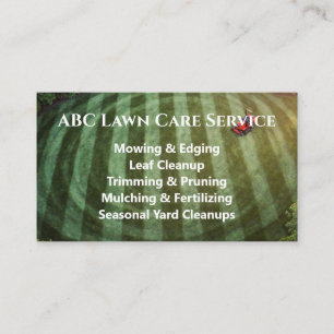Lawnpro Premium Service Business Card
