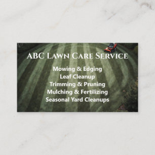 Lawnpro Premium Service Business Card