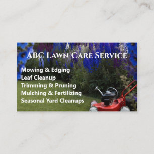 Lawnpro Premium Service Business Card