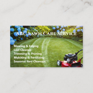 Lawnpro Premium Service Business Card