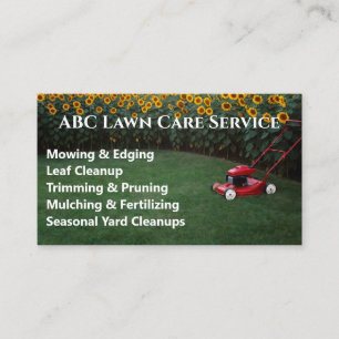 Lawnpro Premium Service Business Card