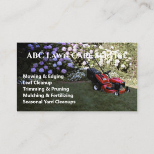 Lawnpro Premium Service Business Card