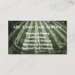 Lawnpro Premium Service Business Card
