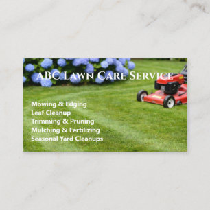 Lawnpro Premium Service Business Card