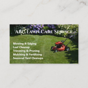 Lawnpro Premium Service Business Card