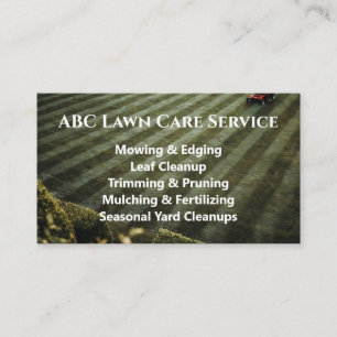 Lawnpro Premium Service Business Card