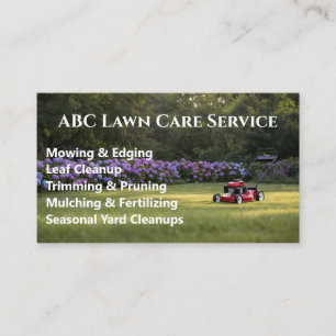 Lawnpro Premium Service Business Card