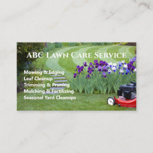 Lawnpro Premium Service Business Card