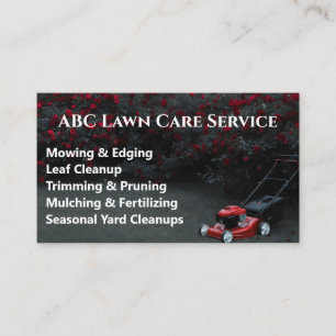 Lawnpro Premium Service Business Card