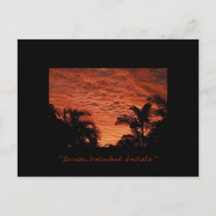 Lawnton Sunset - Customised Postcard