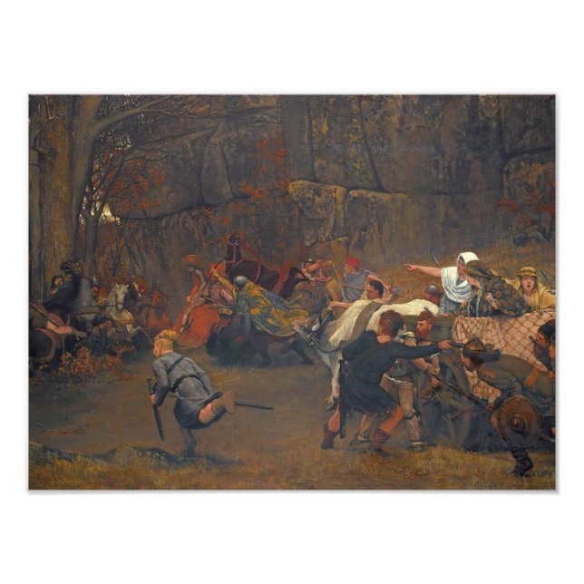 Lawrence Alma-Tadema - Gunthram Bose And His Photo Print (Front)