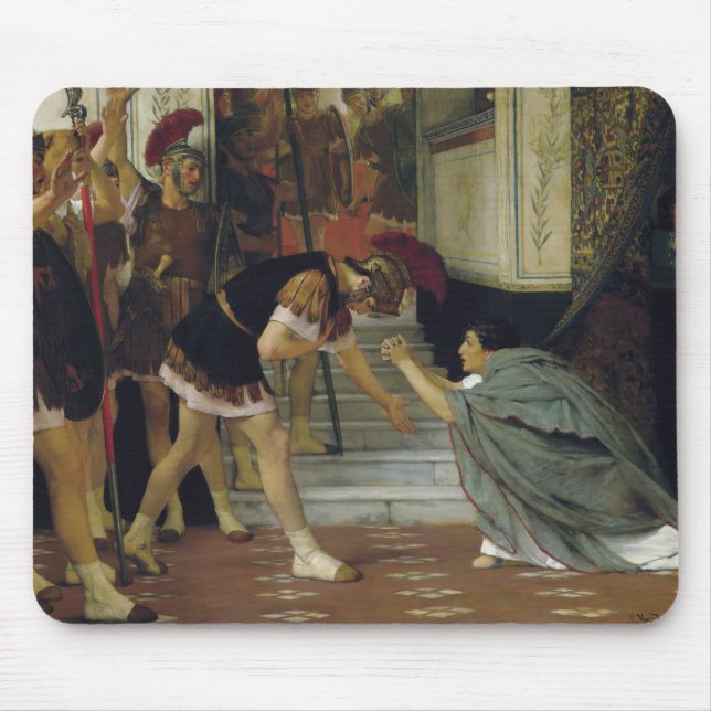 Lawrence Alma-Tadema - Proclaiming Claudius Mouse Pad (Front)