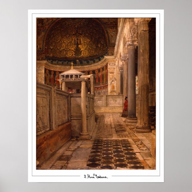 Lawrence Alma-Tadema Zedign Art Poster #114 (Front)