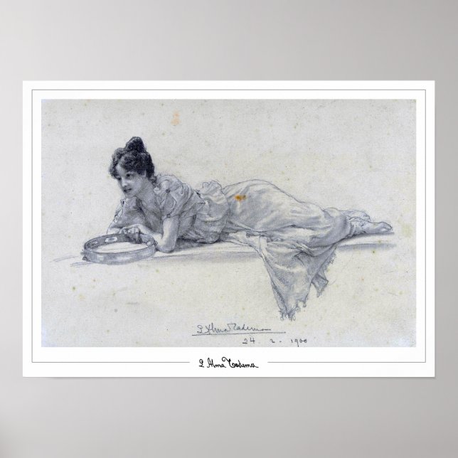 Lawrence Alma-Tadema Zedign Art Poster #233 (Front)