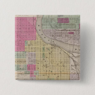 Lawrence, Kansas 15 Cm Square Badge