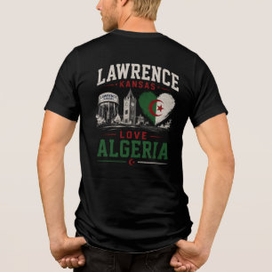 Lawrence Kansas Love Algeria Tri-Blend Shirt