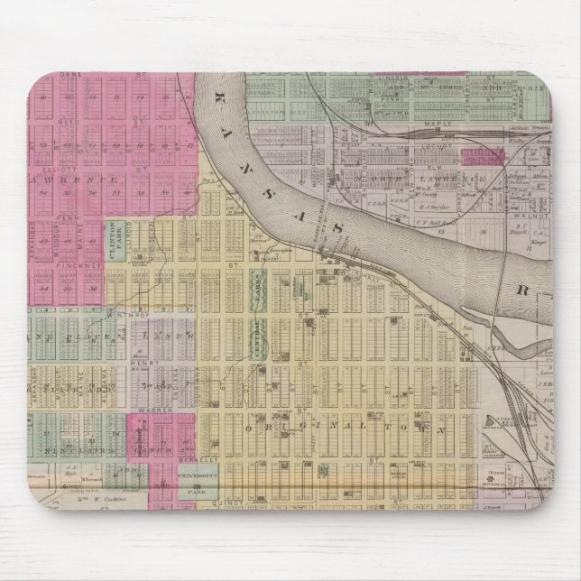 Lawrence, Kansas Mouse Pad (Front)