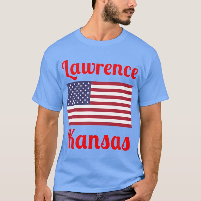 Lawrence Kansas Stylish Prints2 T-Shirt (Front)